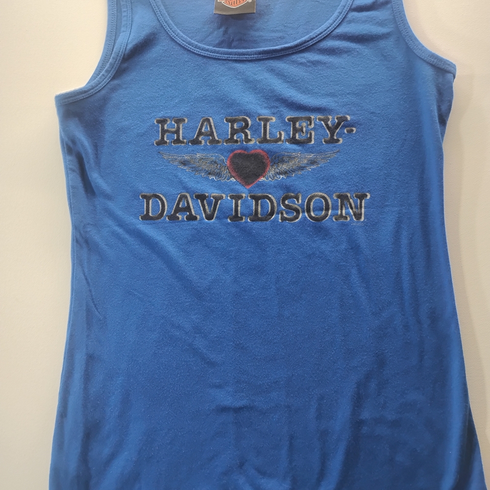 Harley-Davidson Women's Blue Tank Top